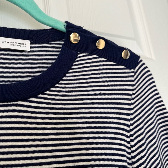 STRIPED KNIT SWEATER - Picture 2 of 3